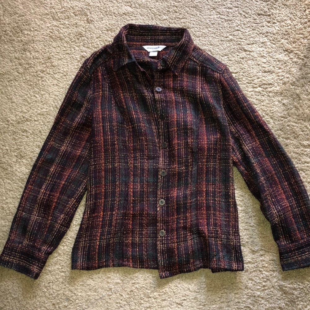 christopher & banks button down long sleeve shirt